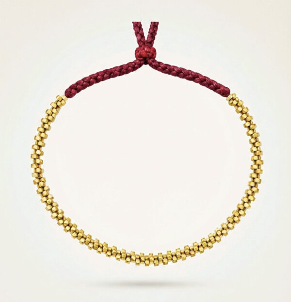 Dhokra Crafted Golden Beads Necklace