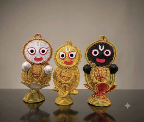 Set of Traditional Paddy Craft Chaturdha Murti