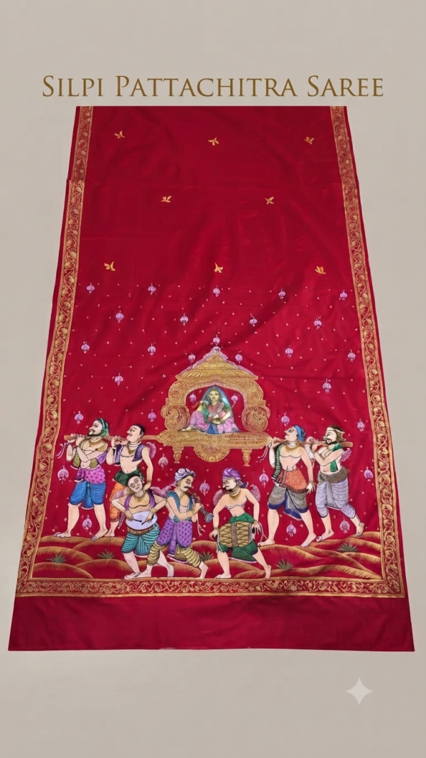 Pattachitra saree