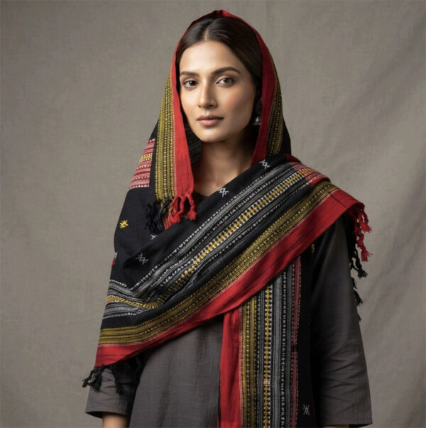 Aalvika Kotpad Handwoven Cotton Dupatta