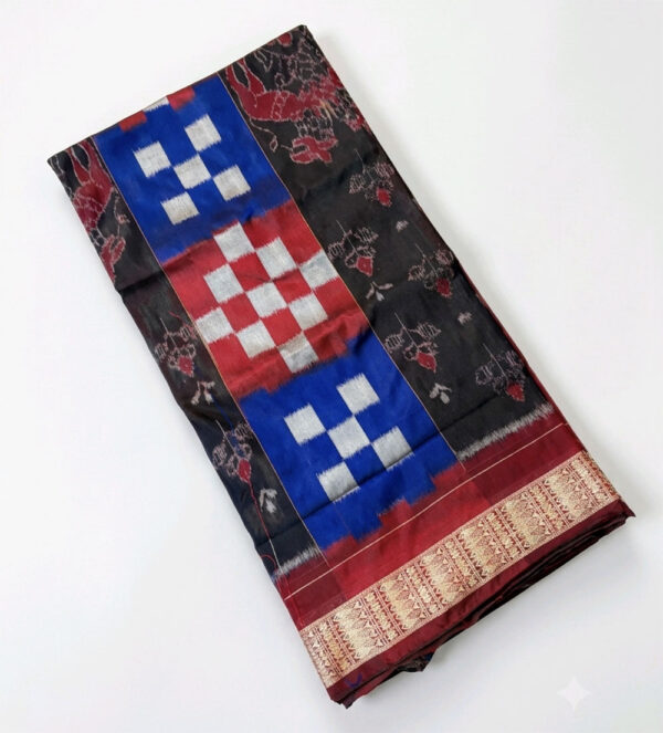 Beautiful Sambalpuri Poshapali Bandha Saree