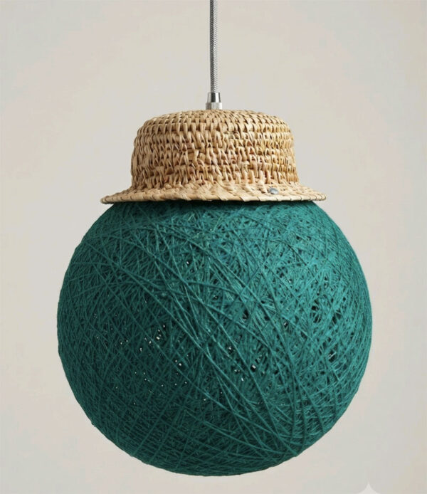 Golden Grass Green Pendant Light