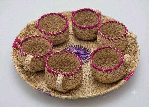 Golden Grass Home Decor Cups