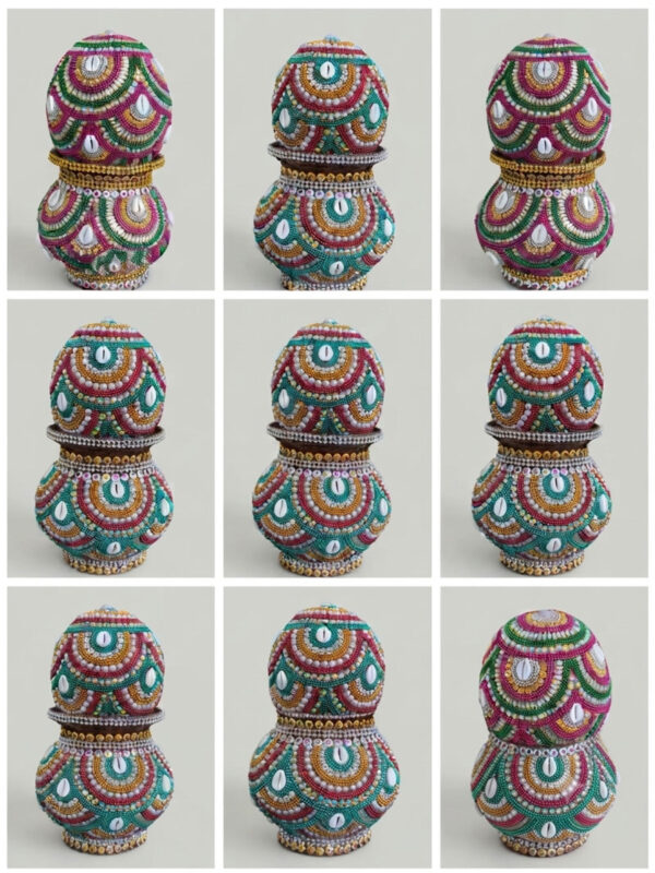 Green Padma Kalash Lac Craft
