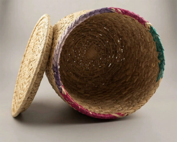 Swarna Kosh Golden Grass Storage Basket