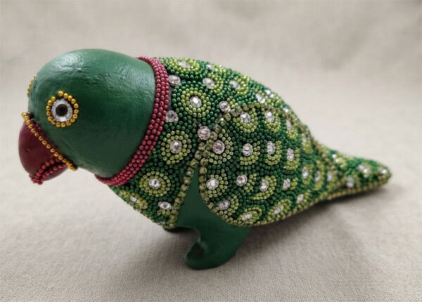 Terracotta Lac Craft Parrot