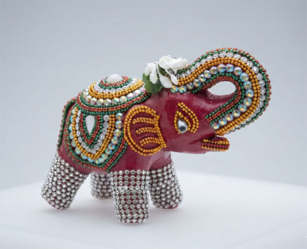 Terracotta Ranga Gajapati Lac Elephant